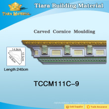 Corniche de plafond avec design moderne pour usage domestique